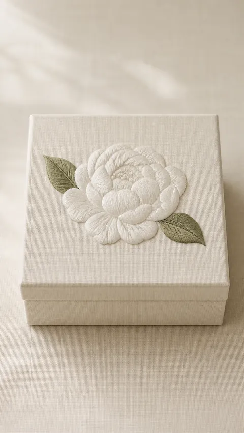 Orangerie digital wedding invitation, the envelope as guests first see it on their phone