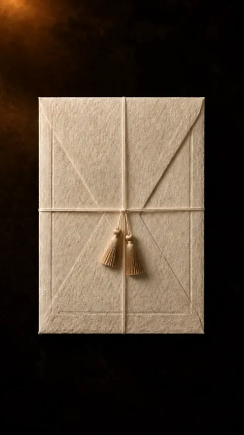 Aisle digital wedding invitation, the envelope as guests first see it on their phone